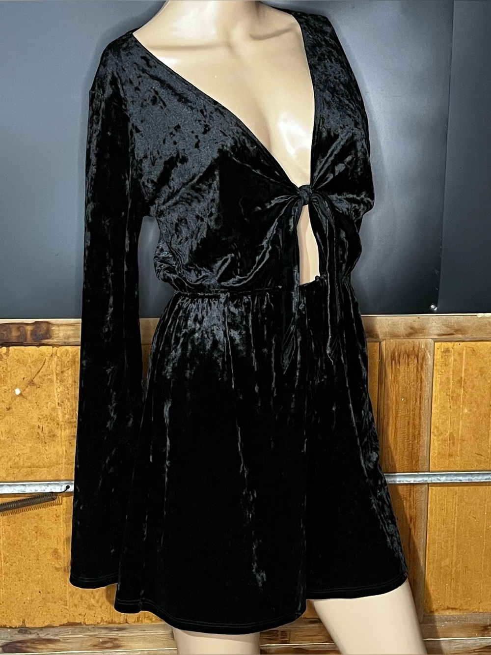 Velvet romper